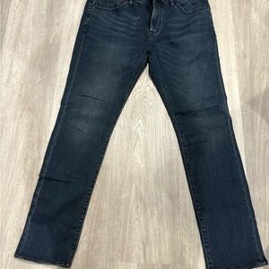 John Varvatos Dark Blue Straight Jeans-wight